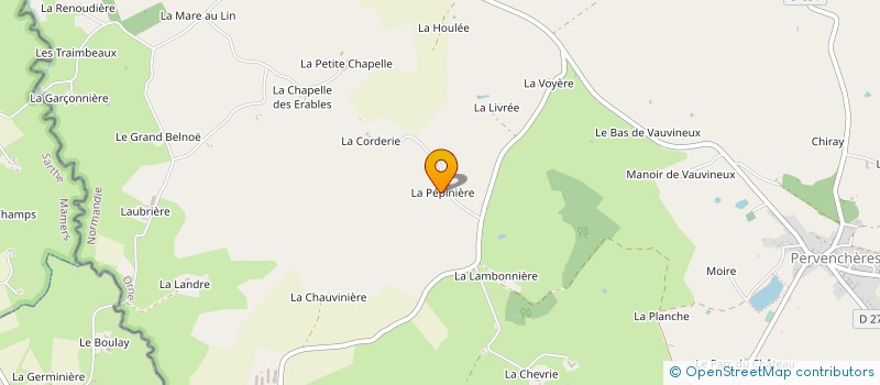 localisation de l'entreprise MADAME FRANCOISE DE GRASSET à PERVENCHERES