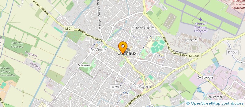 localisation de l'entreprise MADAME FRANCOISE DE RASPIDE à CUGNAUX
