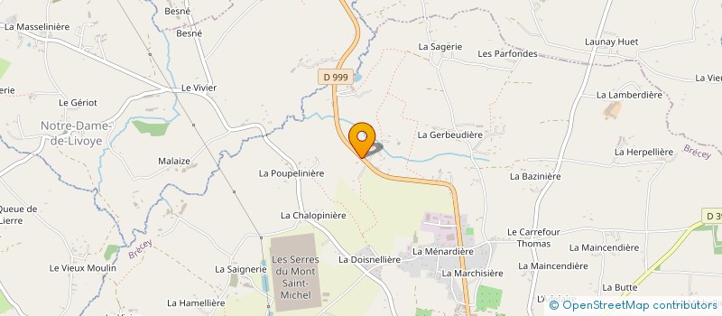 localisation de l'entreprise MADAME FRANCOISE DEBIEU  BRECEY