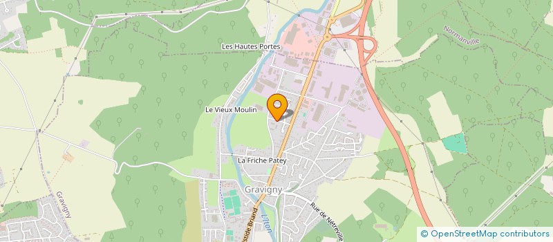 localisation de l'entreprise MADAME FRANCOISE DEBLEDS à GRAVIGNY
