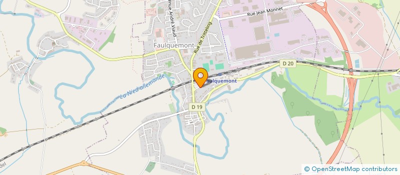 localisation de l'entreprise MADAME FRANCOISE DEBOLD  FAULQUEMONT