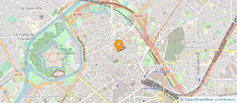 localisation de l'entreprise MADAME FRANCOISE DECOUSSER à LILLE