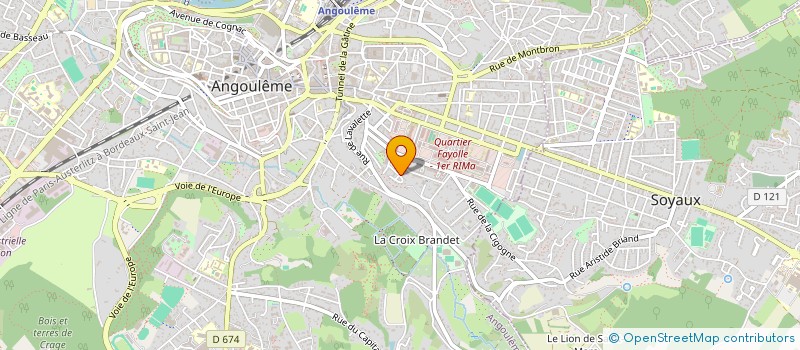 localisation de l'entreprise MADAME FRANCOISE DEDIEU à ANGOULEME