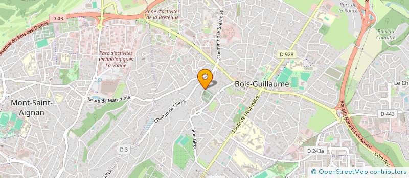 localisation de l'entreprise MADAME FRANCOISE DEHON à BOIS-GUILLAUME