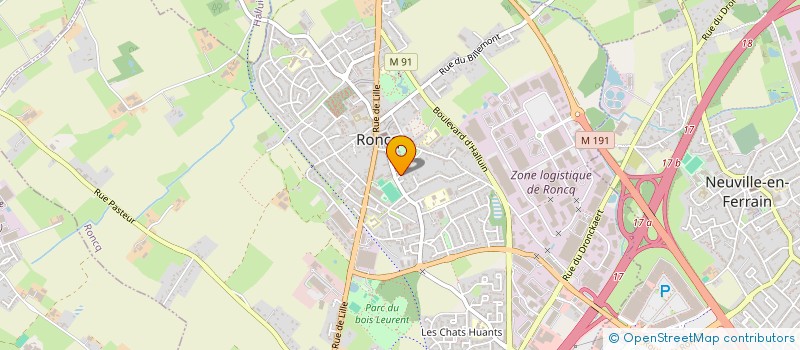 localisation de l'entreprise MADAME FRANCOISE DEJAEGHERE  RONCQ