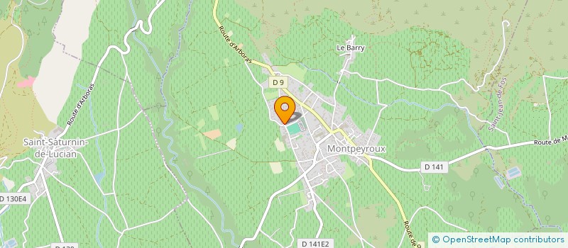 localisation de l'entreprise MADAME FRANCOISE DEJEAN  SAINT-JEAN-DE-FOS