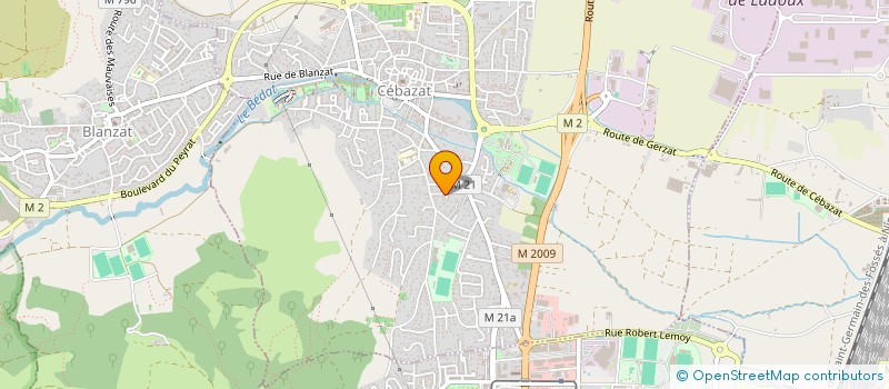 localisation de l'entreprise MADAME FRANCOISE DELAIRE à CEBAZAT