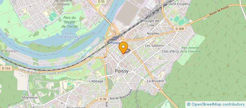 localisation de l'entreprise MADAME FRANCOISE DELATOUCHE à POISSY
