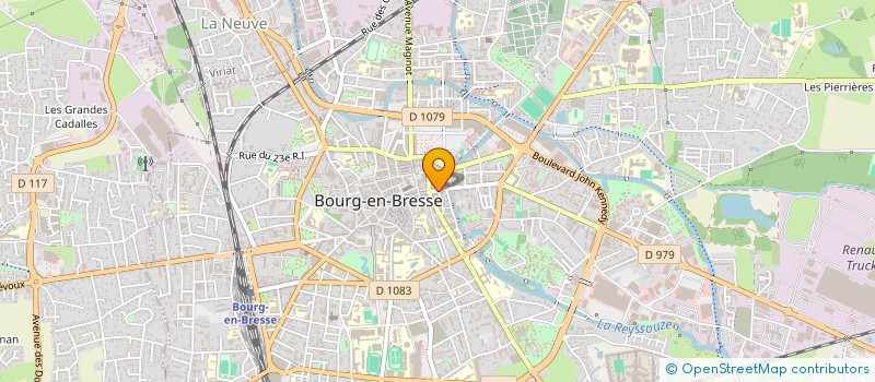 localisation de l'entreprise MADAME FRANCOISE DELATTRE  BOURG-EN-BRESSE