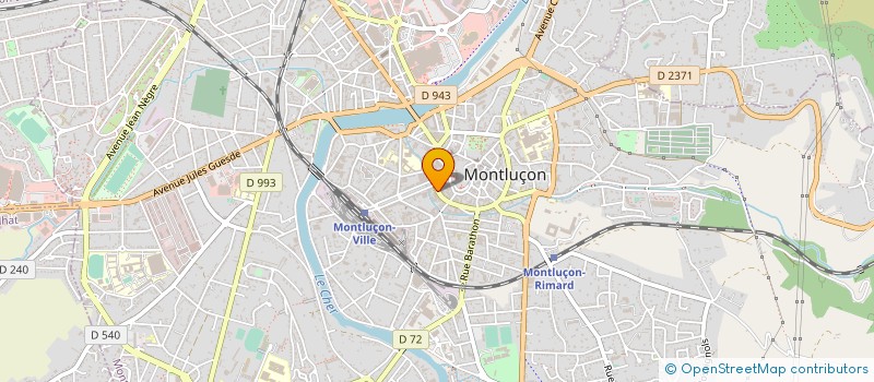 localisation de l'entreprise MADAME FRANCOISE DELAVERGNE à MONTLUCON