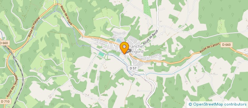 localisation de l'entreprise MADAME FRANCOISE DELCOURT  VILLEFRANCHE-DU-PERIGORD