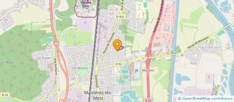 localisation de l'entreprise MADAME FRANCOISE DELGADO  MAIZIERES-LES-METZ