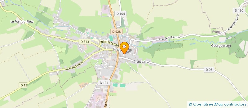 localisation de l'entreprise MADAME FRANCOISE DELOHEN  FRUGES