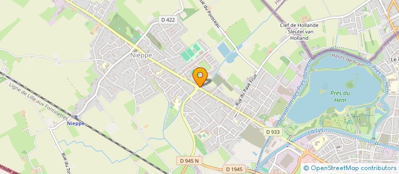 localisation de l'entreprise MADAME FRANCOISE DELOMMEL à NIEPPE