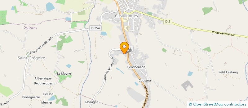 localisation de l'entreprise MADAME FRANCOISE DELPECH  CAVARC