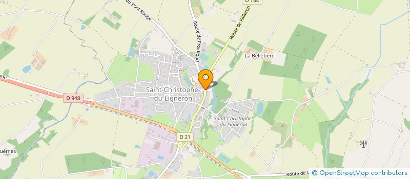 localisation de l'entreprise MADAME FRANCOISE DENET à SAINT-CHRISTOPHE-DU-LIGNERON