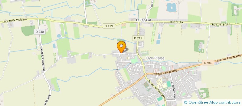 localisation de l'entreprise MADAME FRANCOISE DENEUBOURG  OYE-PLAGE