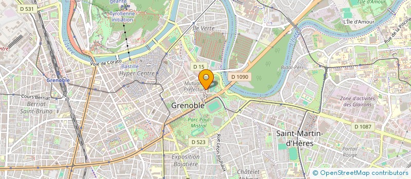 localisation de l'entreprise MADAME FRANCOISE DENEUX à GRENOBLE