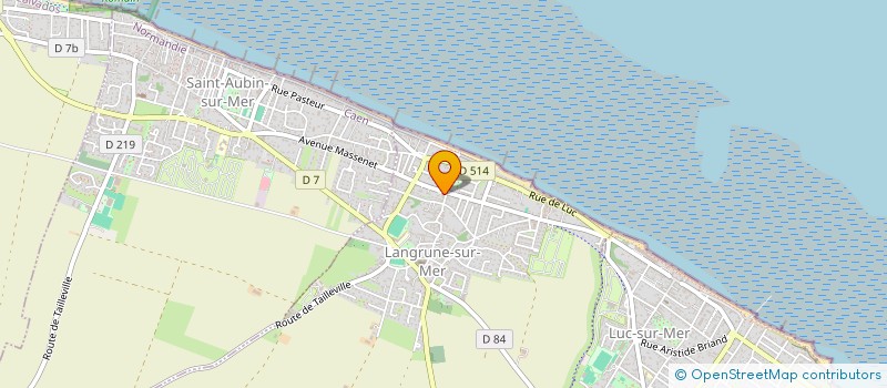 localisation de l'entreprise MADAME FRANCOISE DENIS  LANGRUNE-SUR-MER