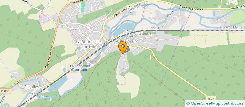 localisation de l'entreprise MADAME FRANCOISE DENIS  LES VENTES