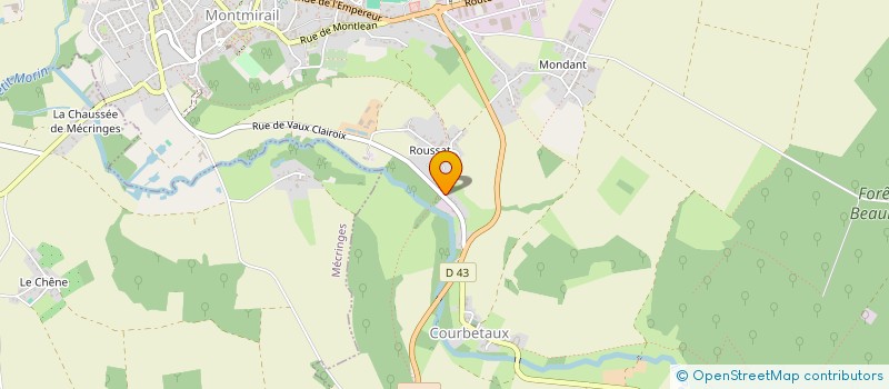 localisation de l'entreprise MADAME FRANCOISE DENIS à LE BREUIL