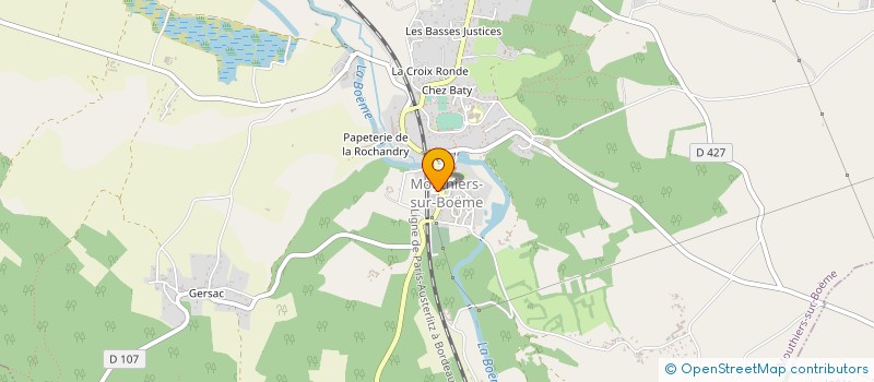 localisation de l'entreprise MADAME FRANCOISE DENYS à MOUTHIERS-SUR-BOEME