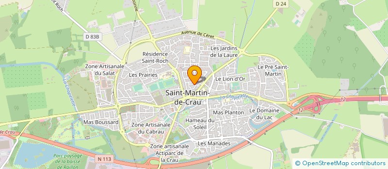 localisation de l'entreprise MADAME FRANCOISE DERAEDT à SAINT-MARTIN-DE-CRAU