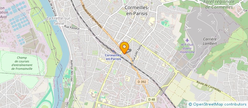 localisation de l'entreprise MADAME FRANCOISE DERREE  CORMEILLES-EN-PARISIS