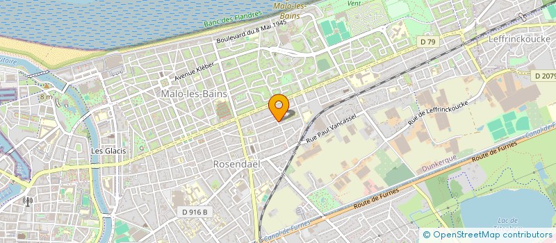 localisation de l'entreprise MADAME FRANCOISE DESCHRYVER à DUNKERQUE