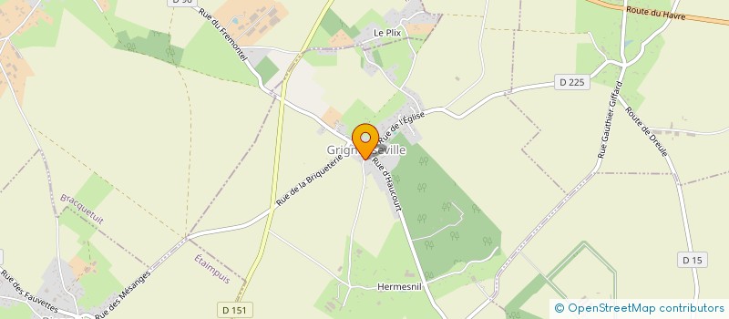 localisation de l'entreprise MADAME FRANCOISE DESSAULT  GRIGNEUSEVILLE