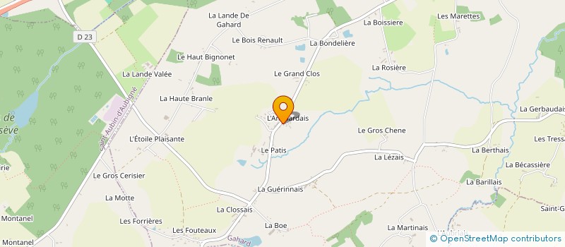 localisation de l'entreprise MADAME FRANCOISE DESTREBECQ à GAHARD