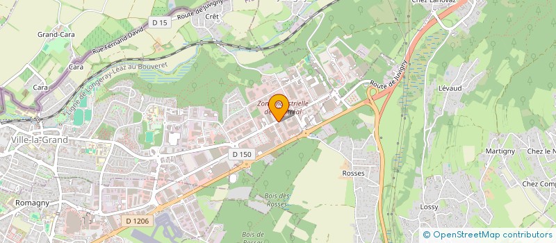 localisation de l'entreprise MADAME FRANCOISE DEVAUX  VILLE-LA-GRAND