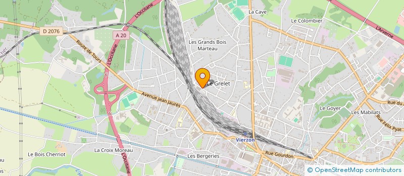 localisation de l'entreprise MADAME FRANCOISE DEVINEAU  VIERZON