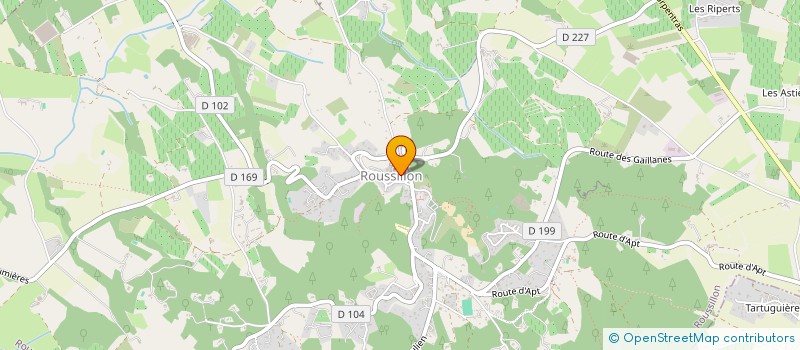 localisation de l'entreprise MADAME FRANCOISE DEYRIEUX à ROUSSILLON