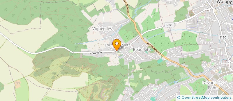 localisation de l'entreprise MADAME FRANCOISE DI BETTA  LORRY-LES-METZ