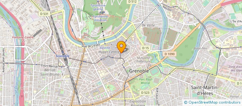 localisation de l'entreprise MADAME FRANCOISE DI GIROLAMO  GRENOBLE