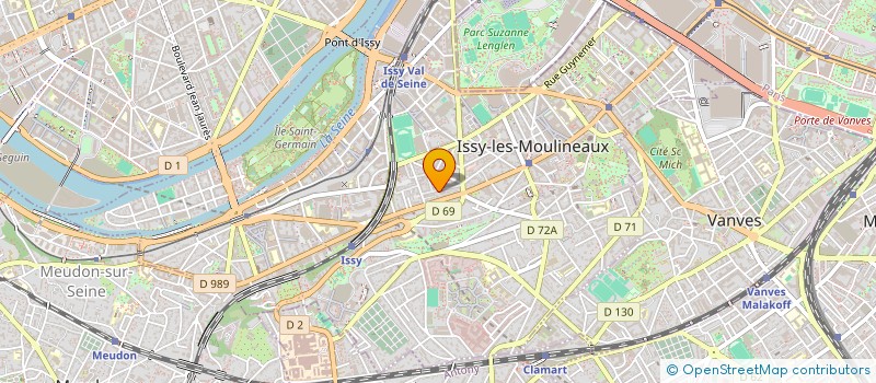 localisation de l'entreprise MADAME FRANCOISE DI PIAZZA à ISSY-LES-MOULINEAUX