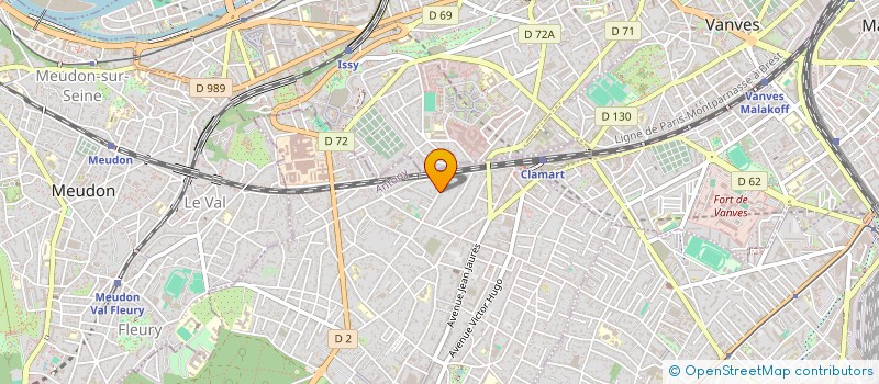 localisation de l'entreprise MADAME FRANCOISE DI ROBERTO à CLAMART