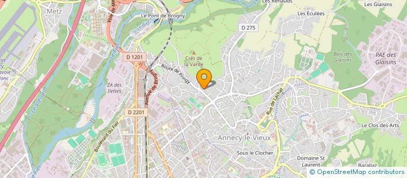 localisation de l'entreprise MADAME FRANCOISE DI RUZZA  ANNECY