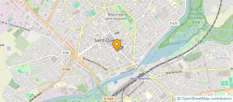localisation de l'entreprise MADAME FRANCOISE DIDIER à SAINT-QUENTIN