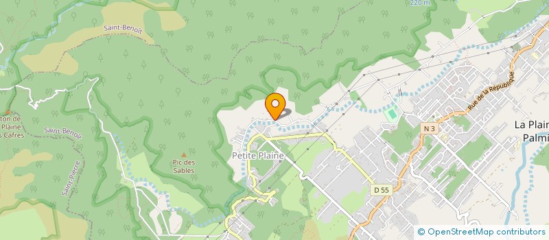localisation de l'entreprise MADAME FRANCOISE DIJOUX à LA PLAINE-DES-PALMISTES
