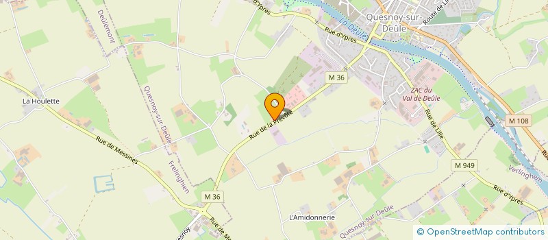 localisation de l'entreprise MADAME FRANCOISE DILLIES à QUESNOY-SUR-DEULE