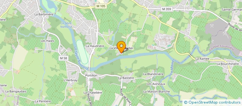 localisation de l'entreprise MADAME FRANCOISE DIXNEUF  VERTOU