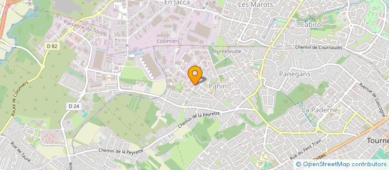 localisation de l'entreprise MADAME FRANCOISE DJIONOU TCHATCHOUANG à TOURNEFEUILLE