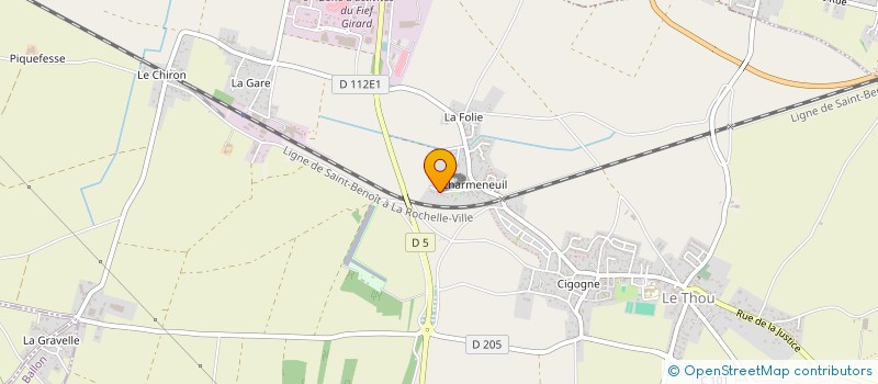 localisation de l'entreprise MADAME FRANCOISE DOLEANT  CIRE-D'AUNIS