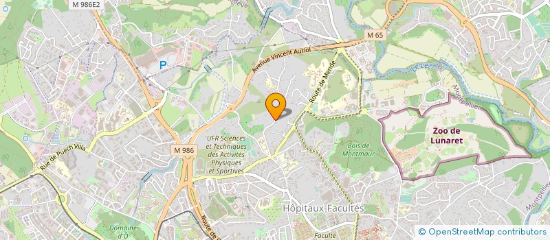 localisation de l'entreprise MADAME FRANCOISE DONANT à MONTPELLIER