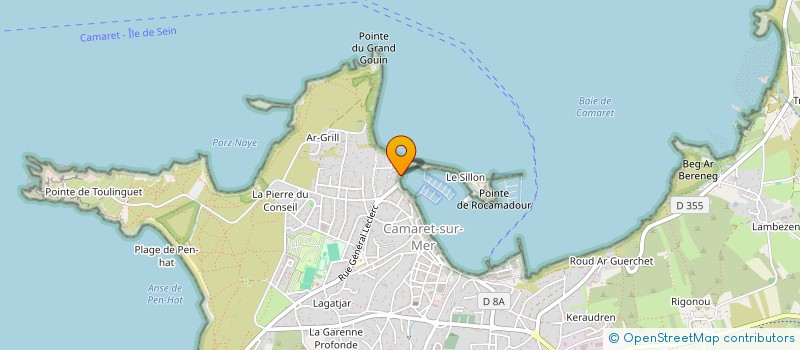 localisation de l'entreprise MADAME FRANCOISE DONNAT  CAMARET-SUR-MER