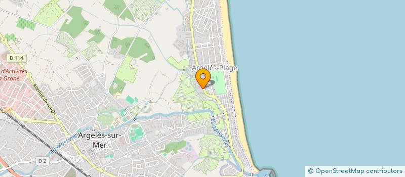 localisation de l'entreprise MADAME FRANCOISE DONNAT à ARGELES-SUR-MER