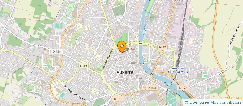 localisation de l'entreprise MADAME FRANCOISE DOREAU à AUXERRE