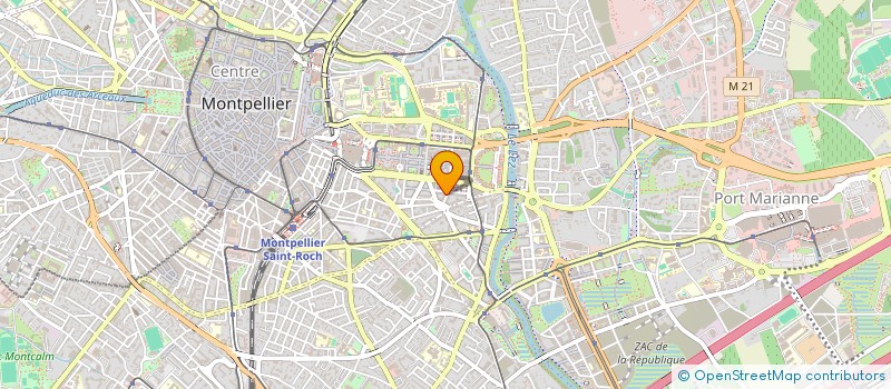 localisation de l'entreprise MADAME FRANCOISE DORIN à MONTPELLIER